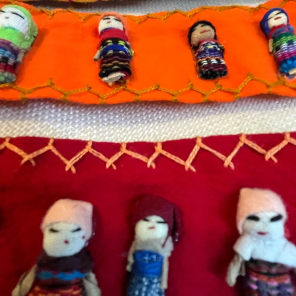 NWT Colorful Handmade Dolls Headbands from Mexico 🇲🇽